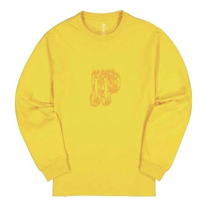 Sweatshirt Converse Nast Long Sleeve T-Shirt Gul | 10020225-A01