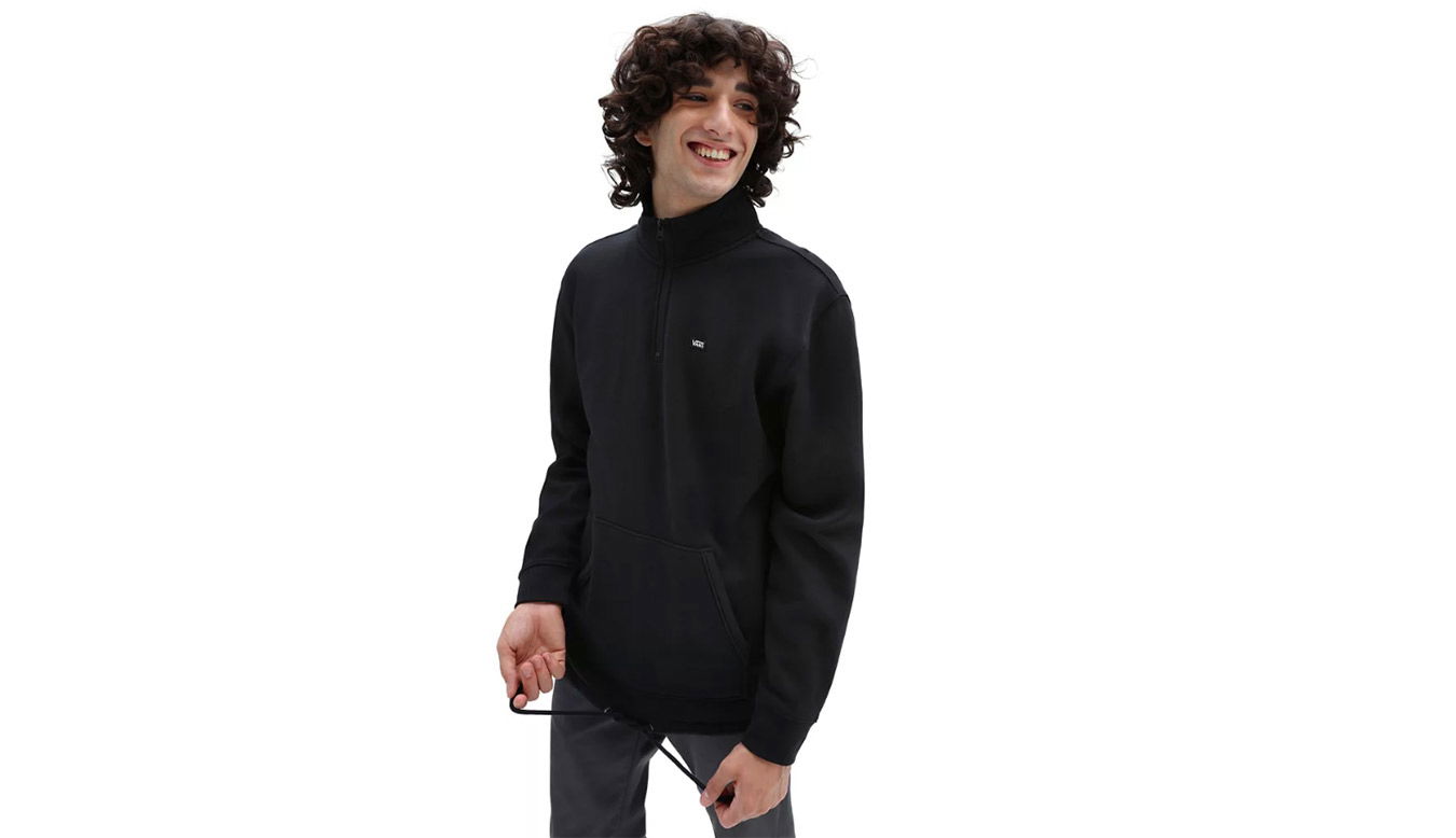 Sweatshirt Vans Versa Standard Q-Zip Sort | VN0A5KDSBLK, 1