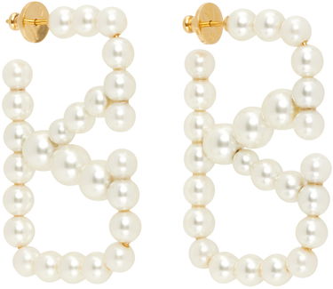 Øreringe Valentino Garavani VLogo Signature Pearl Earrings Metalisk | 3W2J0T82DHC, 1