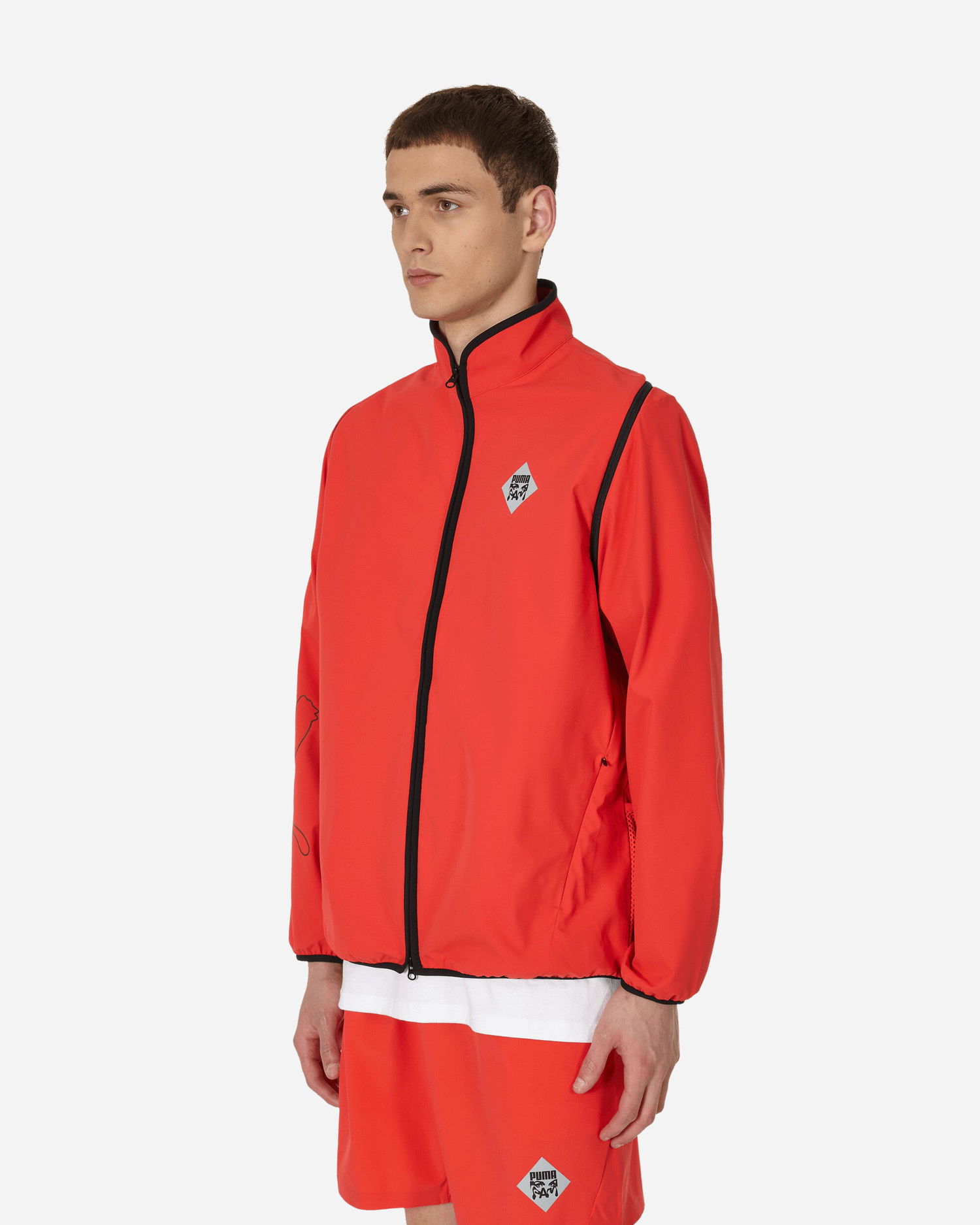Jakke Puma x P.A.M. Zip-Off Jacket Rød | 538809-79, 1