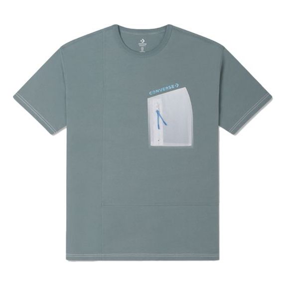 T-shirt Converse T-Shirt With Zip Pocket Grøn | 10025872-A03