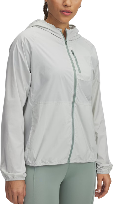 Vindjakke Under Armour Under Armour Launch Lightweight Hooded Jacket Grøn | 1381881-377, 0