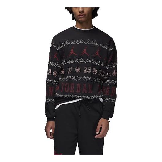 Sweater Jordan Fleece Crew Holiday Sort | FD7464-010