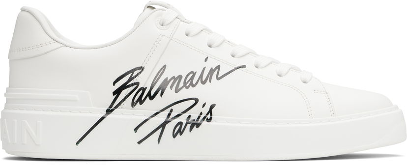 Sneakers og sko Balmain Balmain B-Court Hvid | EM0VI288LIPB