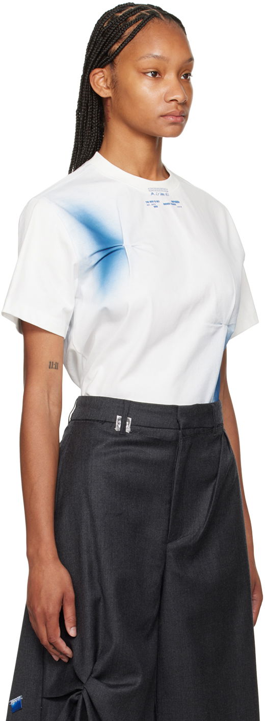 T-shirt ADER ERROR Nowia Graphic Print Cotton T-Shirt Hvid | BN01SSTS0102OW, 1