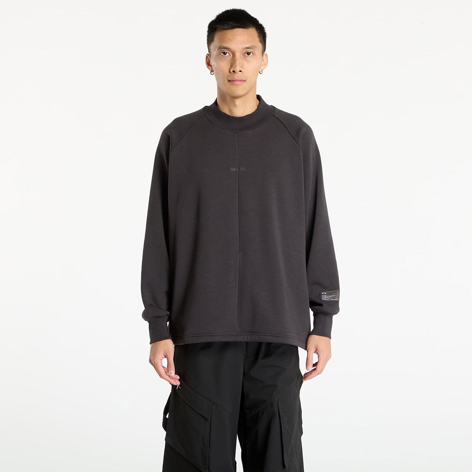 Sweatshirt OAKLEY Oakley Slick Fleece Crew Sweatshirt Sort | FOA408127-01N, 0