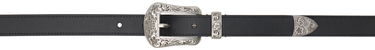 Bælter KENZO Western Leather Belt With Buckle Sort | FE68CE042L25, 0