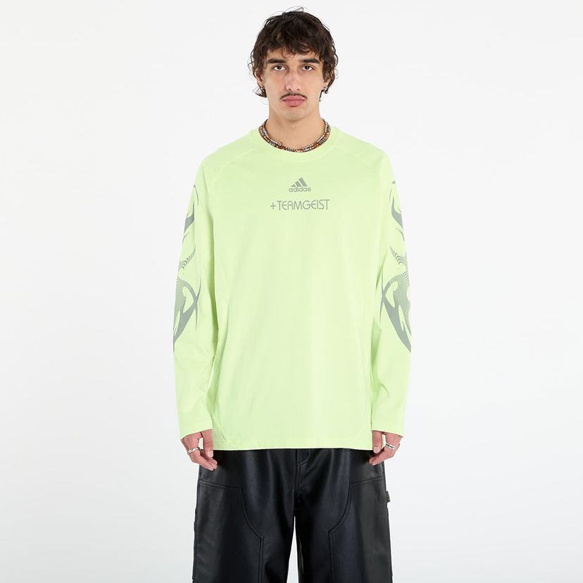 T-shirt adidas Originals Adilenium Season 4 Teamgeist Graphic Long Sleeve T-Shirt Grøn | KF8541