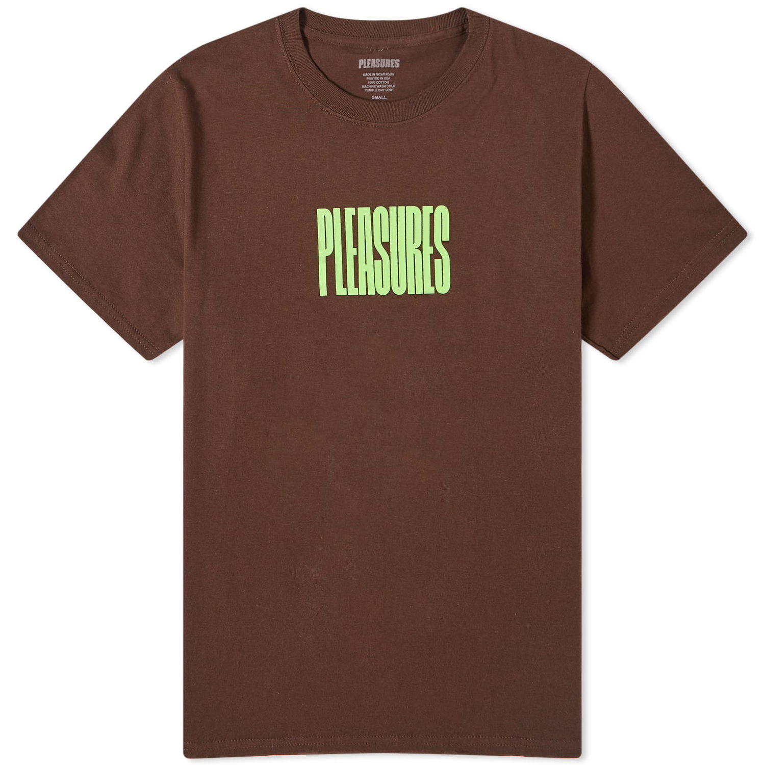 T-shirt Pleasures Master T-Shirt Brun | P23F046-BRN, 0