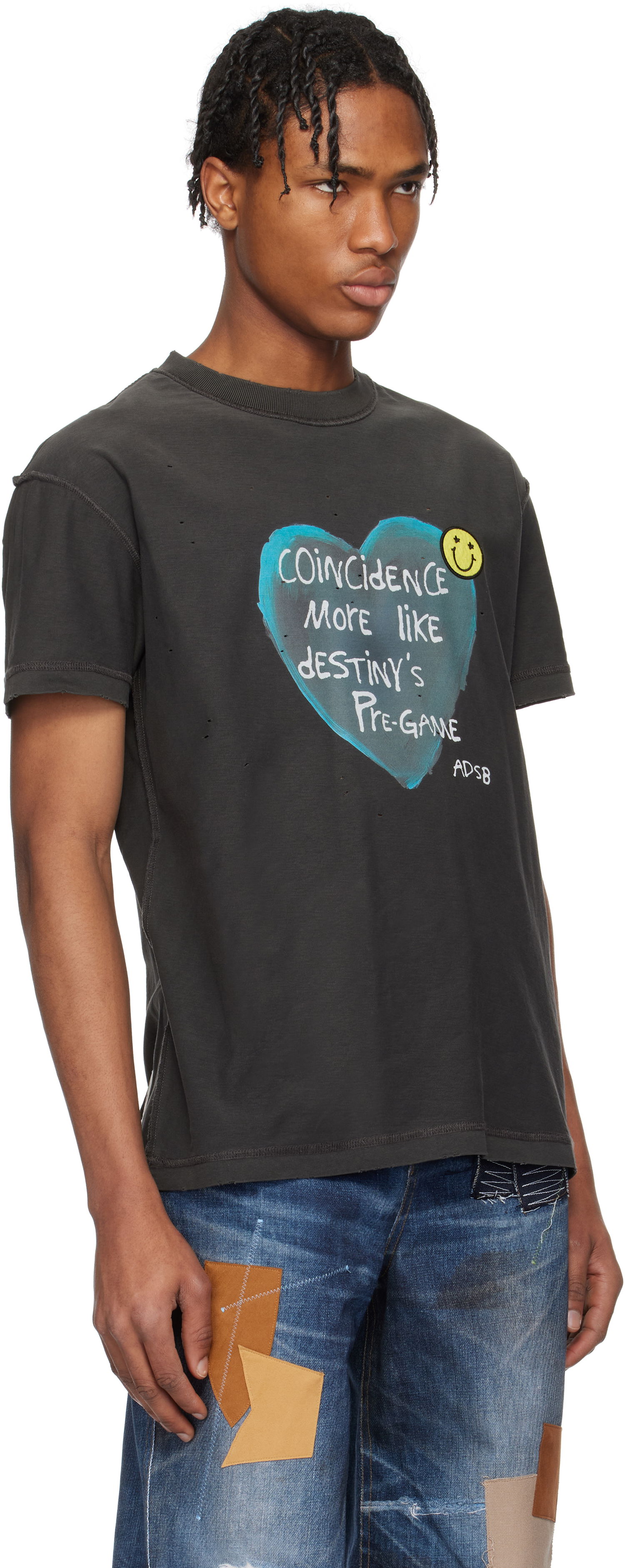 T-shirt Andersson Bell Andersson Bell Heart Message T-Shirt Sort | atb1251u, 1