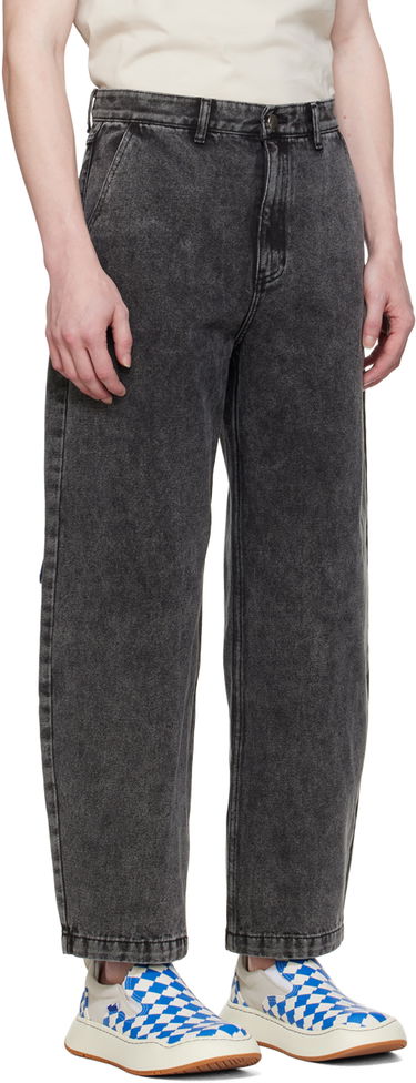 Jeans ADER ERROR Faded Denim Jeans Sort | BMSGFYJE0103BK, 4