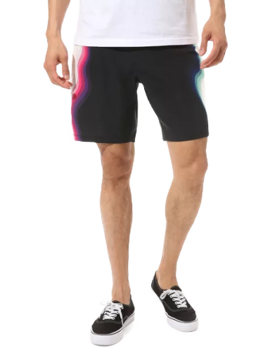Shorts Vans Warped Sidestrap Boardshorts Sort | VN0A49QVBLK