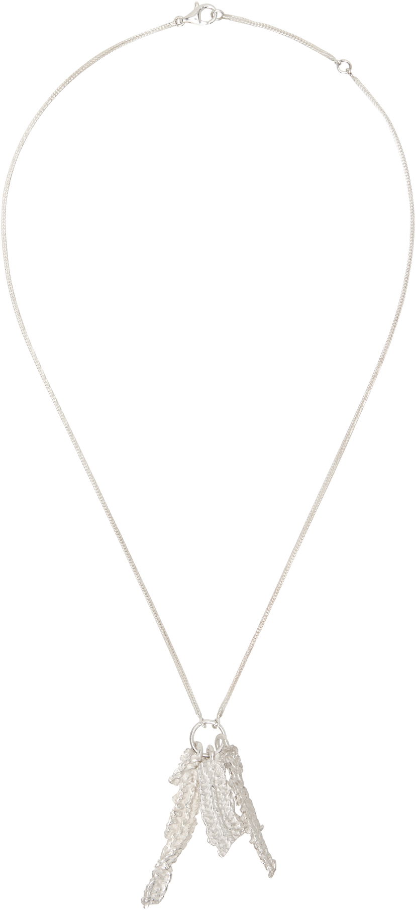 Halskæde OUR LEGACY Casted Knit Necklace Metalisk | A4258NF