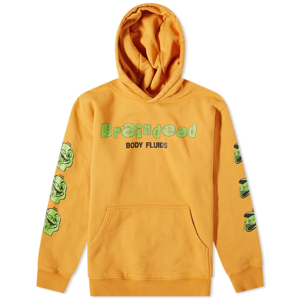 Sweatshirt Brain Dead Toad Licker Hoody Brun | BDS22T09002316BR02, 0