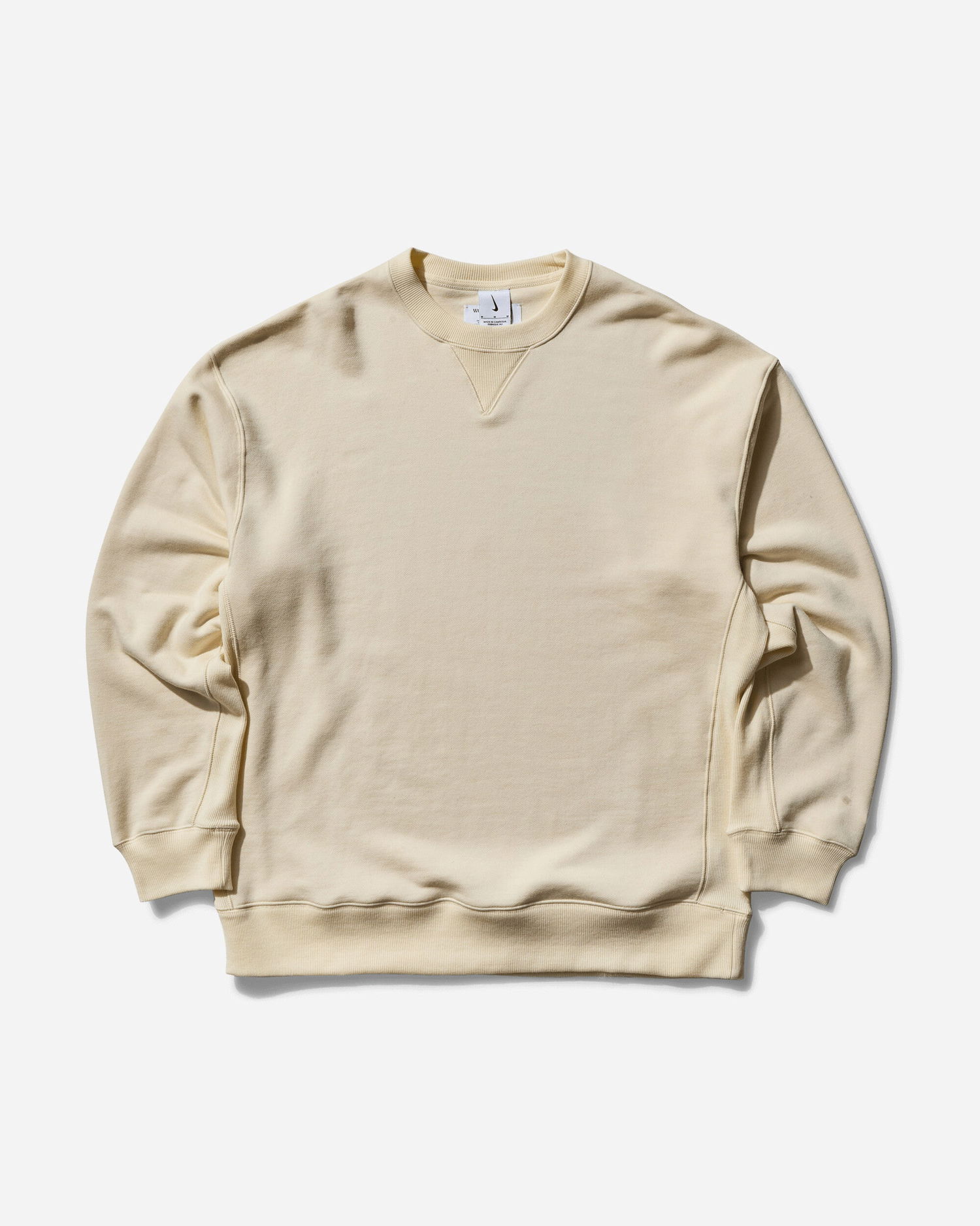 Sweatshirt Nike Wool Classics Crewneck Sweatshirt Beige | FV4883-901, 1