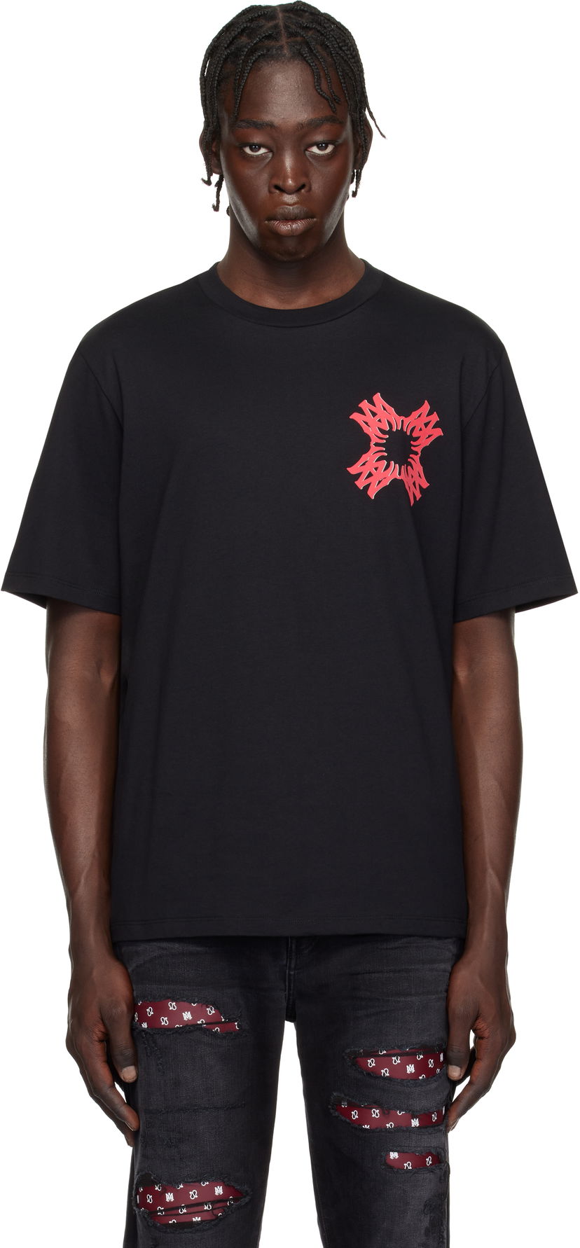 T-shirt AMIRI Quad Graphic T-Shirt Sort | AMJYTE1132