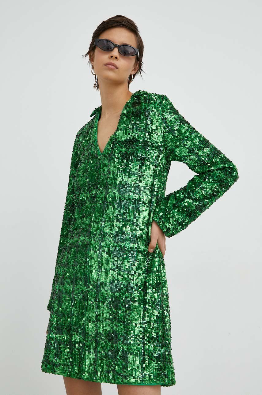 Kjole Samsoe Samsoe Felicia Dress Grøn | F22400087, 0