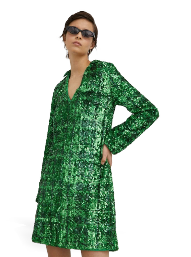 Kjole Samsoe Samsoe Felicia Dress Grøn | F22400087
