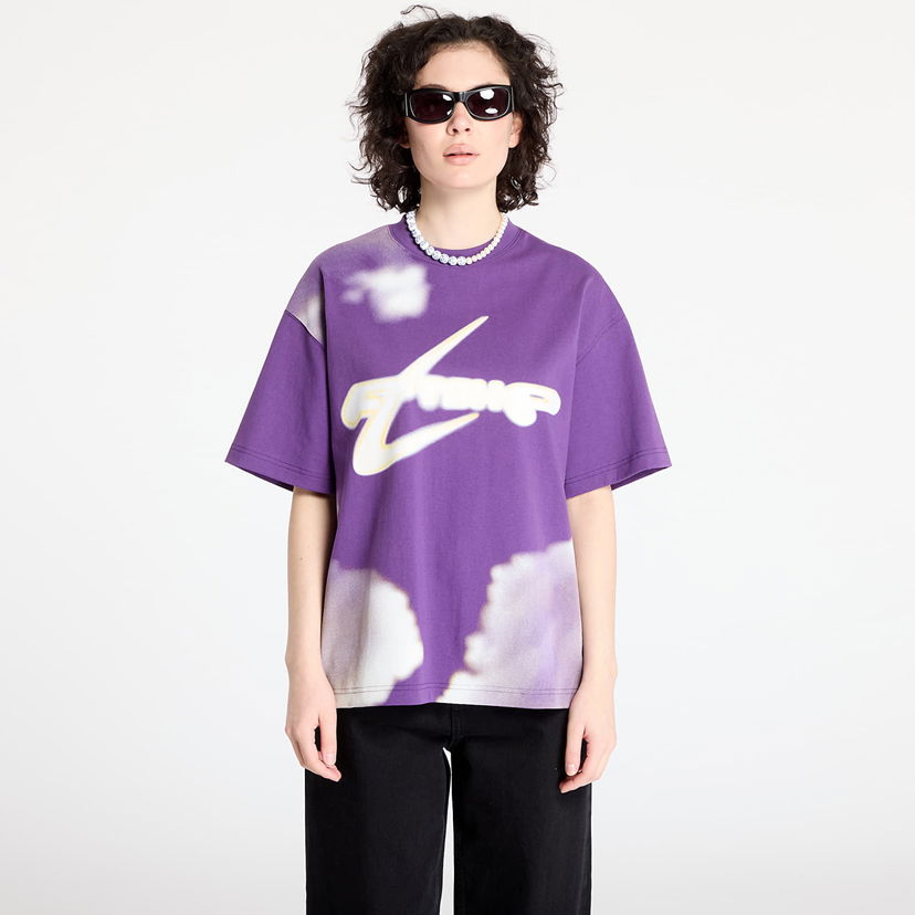 T-shirt Footshop Walking Art By FTSHP T-Shirt Purple Clouds Lilla | FTSHP_400