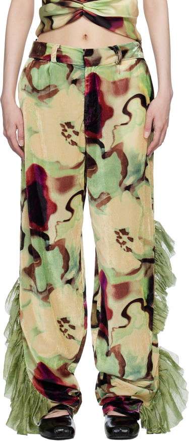 Bukser Collina Strada Collina Strada Dante Ruffle Trousers Flerfarvet | XX6026, 0