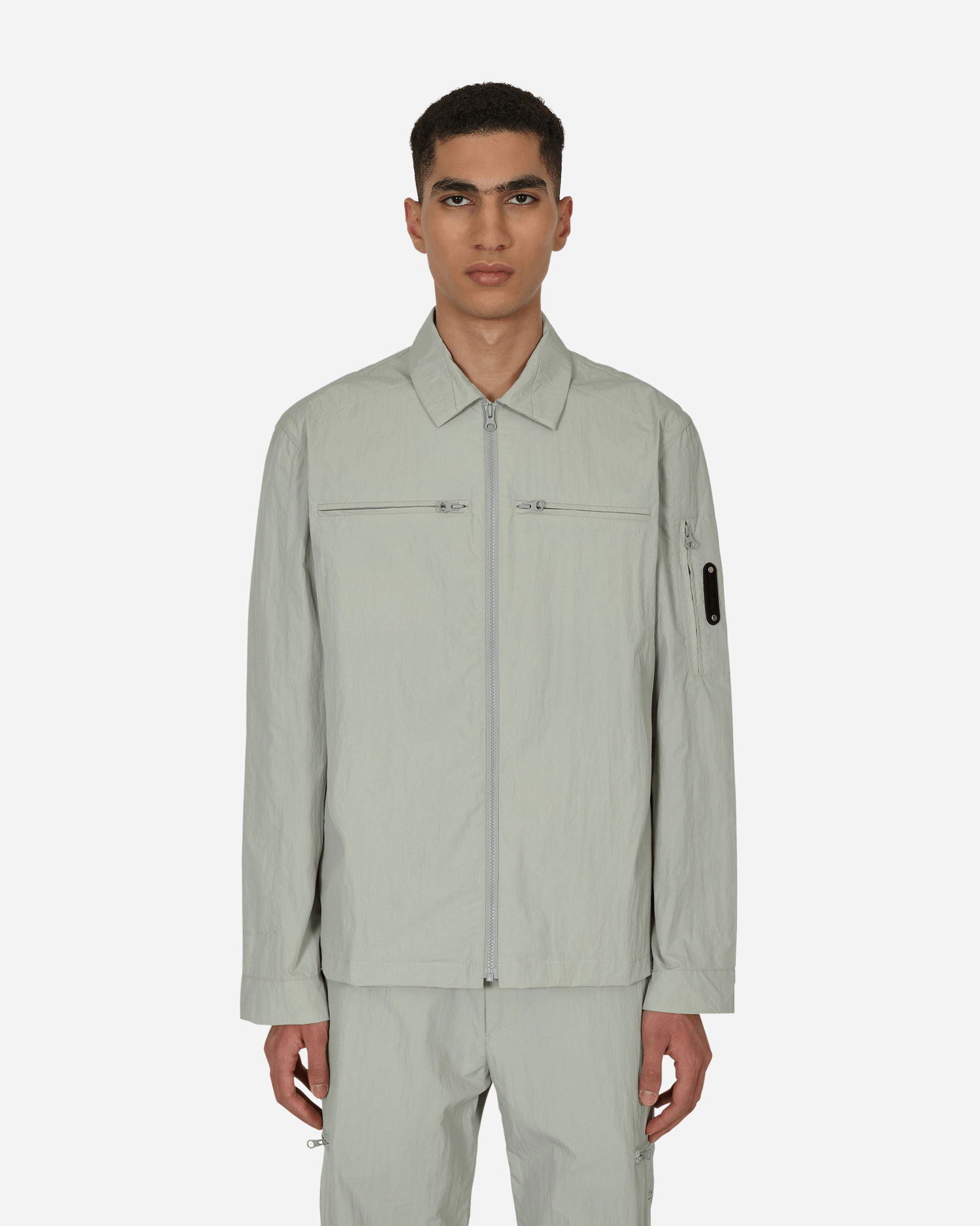 Skjorte A-COLD-WALL* Gaussian Overshirt Grey Grå | ACWMSH068 LGGR, 0