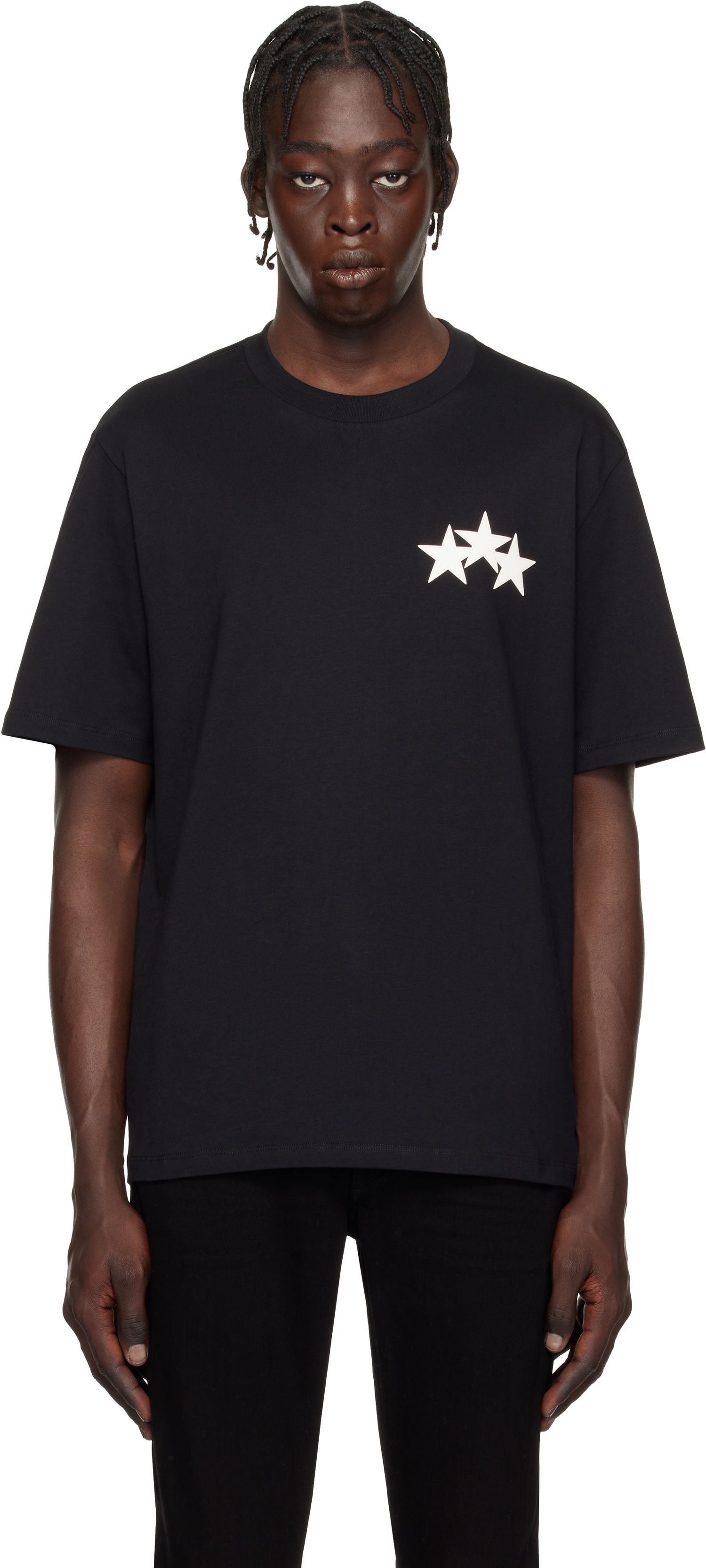 T-shirt AMIRI Three Star Graphic T-Shirt Sort | AMJYTE1148, 0