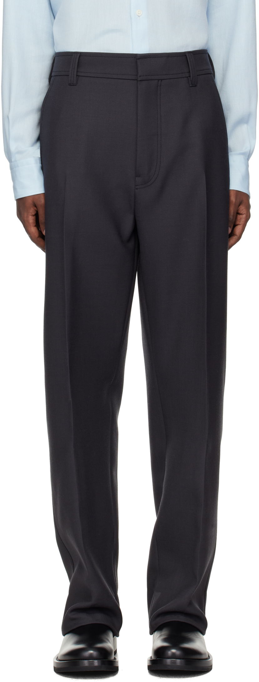 Bukser ZEGNA Wool Trousers Sort | 887014A8738DH2