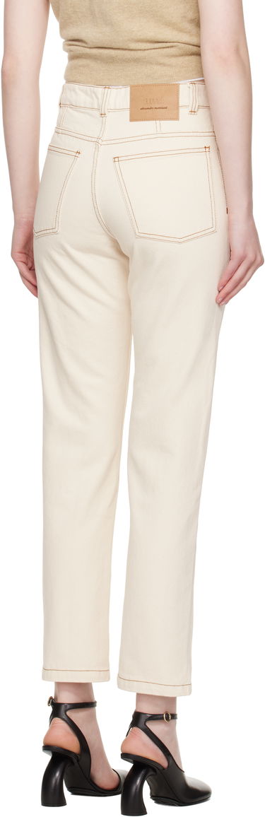 Jeans AMI AMI Paris Classic Fit Jeans Beige | FTR031.DE0039, 2