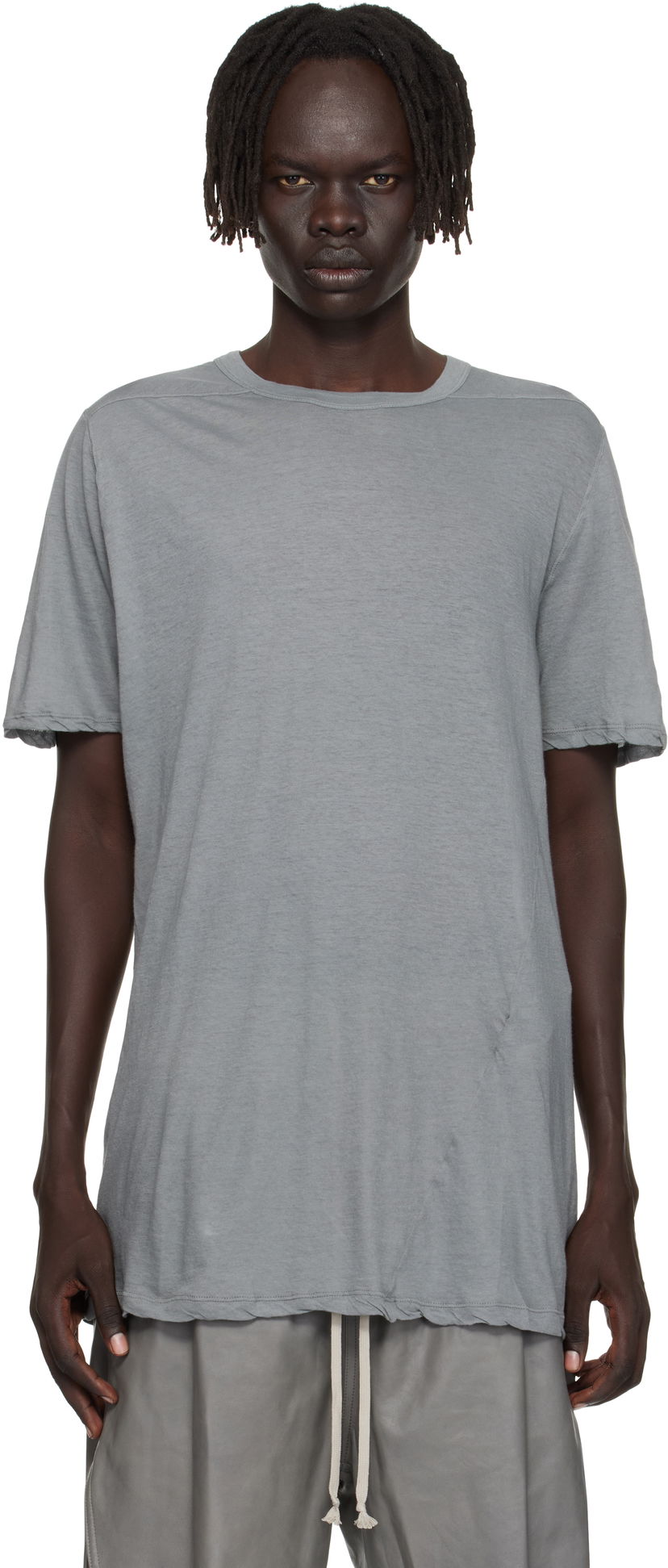 T-shirt Rick Owens Rick Owens Concordians Level T-Shirt Grå | RU02E1264 UC