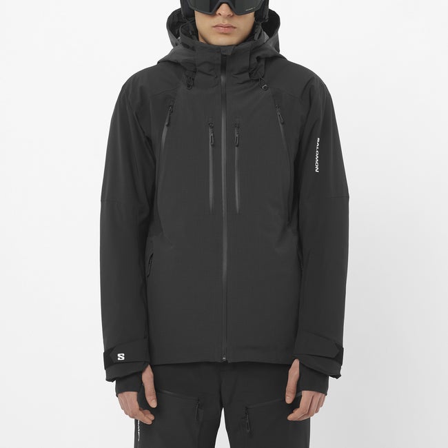 Jakke Salomon Spectral Ski Jacket Sort | LC2637300, 0