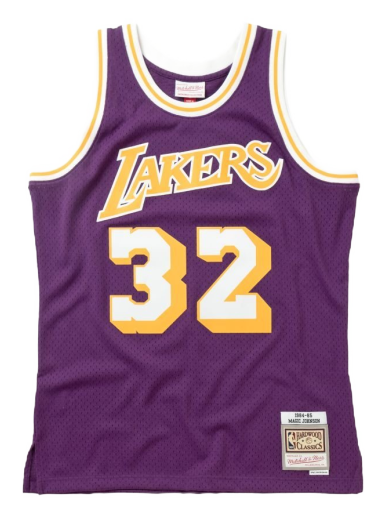 Jersey Mitchell & Ness NBA Swingman Jersey Los Angeles Lakers Magic Johnson Lilla | SMJYGS18176-LALPURP84EJH