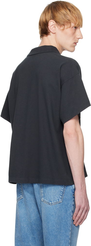 Polo skjorte The Row The Row Bry Polo Sort | 931-K526, 2