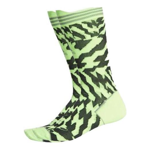Sokker adidas Originals Knit Pattern Sports Socks Grøn | FK0932