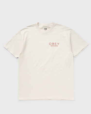 T-shirt OBEY Maximus T-Shirt Beige | 165264142-CRM, 0