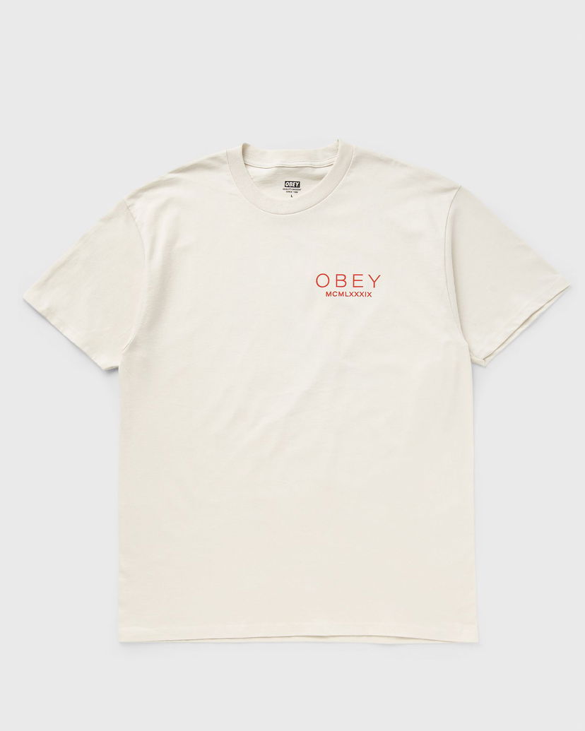 T-shirt OBEY Maximus T-Shirt Beige | 165264142-CRM