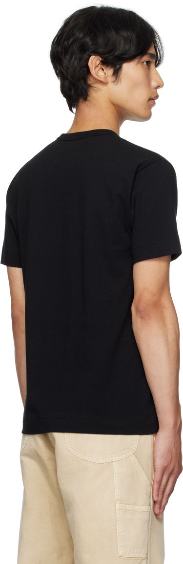 T-shirt Comme des Garçons COMME des GARÇONS PLAY Heart Patch T-Shirt Sort | AZ-T216-051, 2