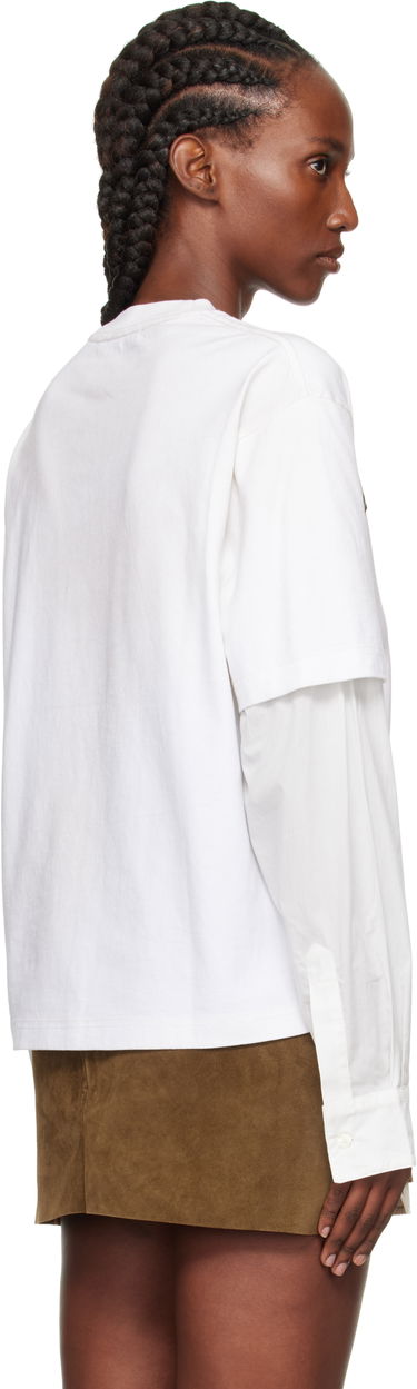 T-shirt Acne Studios Layered Logo T-Shirt by Acne Studios Hvid | CL0404-, 2