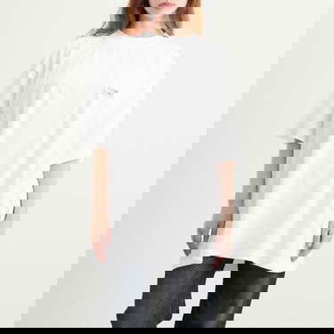 T-shirt Maison Margiela MM6 Oversized Small Logo T-Shirt W Hvid | S62GD0207-M20048-100, 2