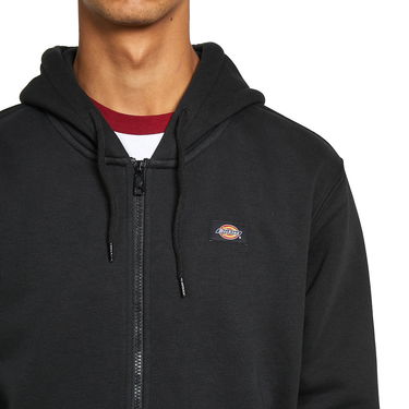 Sweatshirt Dickies Oakport Zip Hoodie Sort | DK0A4XD3BLK1, 2