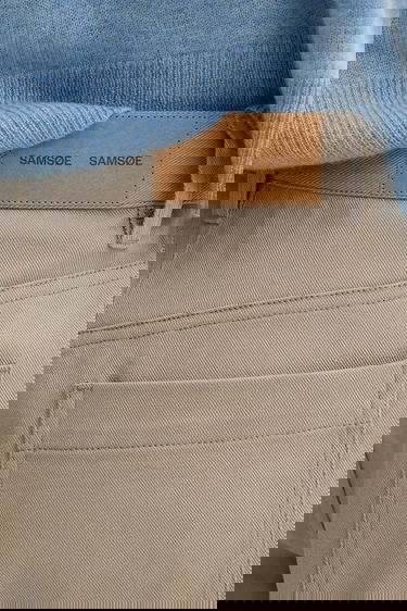Shorts Samsoe Samsoe Samsoe Samsoe SAHARP High Waist Shorts Beige | F25200114, 3