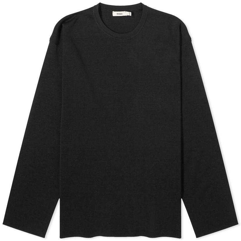 T-shirt PANGAIA Pangaia Regenerative Merino Knit Crew Neck Sort | 100012769868