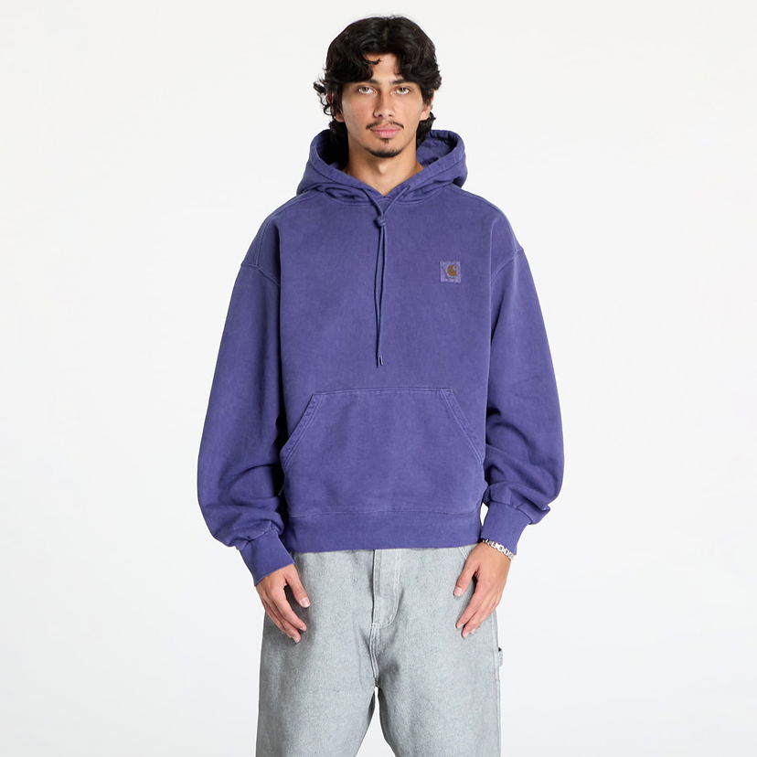 Sweatshirt Carhartt WIP Sweatshirt Hooded Vista Sweat UNISEX Aura Garment Dyed XS Lilla | I029523.2BZGD
