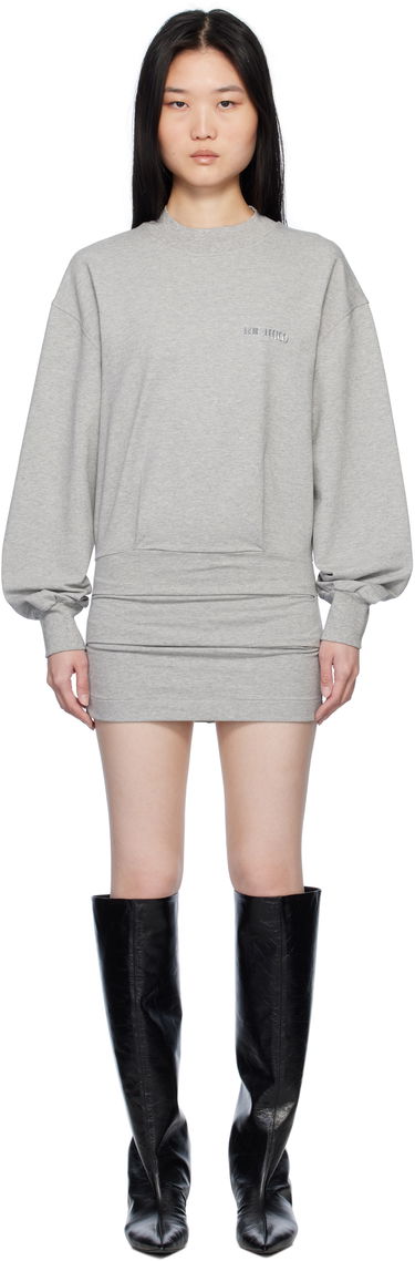Kjole The Attico The Attico Sweater Mini Dress Grå | 250WCA00393 JJF006AA, 0
