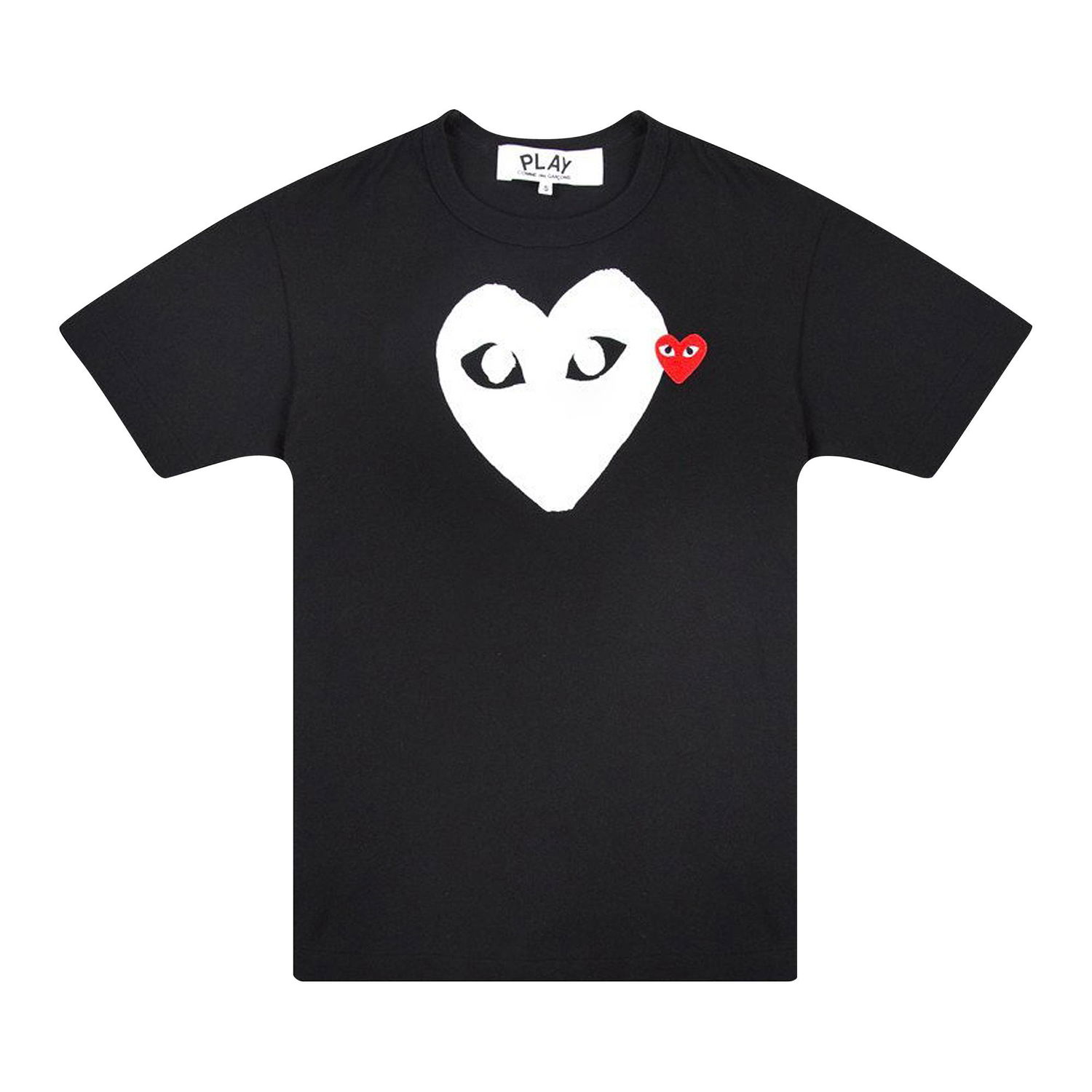 T-shirt Comme des Garçons PLAY Emblem Heart T-Shirt Sort | AZ T116 051 1, 1