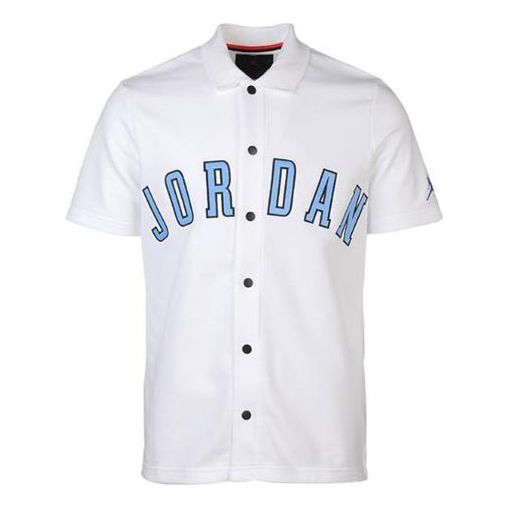 Polo skjorte Jordan Jordan AS DNA Distrtd Shooting Shirt Hvid | AJ1111-100