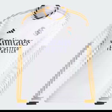 Jersey adidas Originals Real Madrid 23/24 Long Sleeve Home Jersey Hvid | IB0018, 4