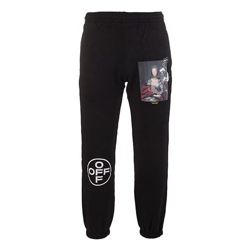 Joggingbukser Off-White Mariana de Silva Logo Sweatpants Sort | OMCH022E19E300051088