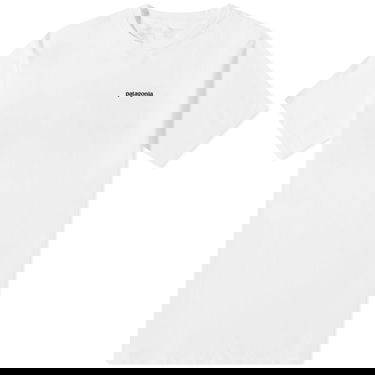 T-shirt Patagonia P-6 Mission Regenerative Tee Hvid | 37529-WHI, 1