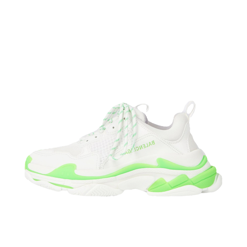 Sneakers og sko Balenciaga Triple S Fluo Green White Hvid | 536737W2CA33890