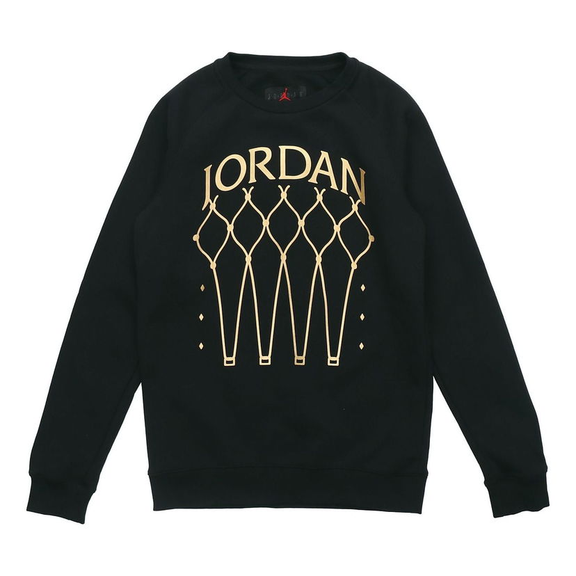 Sweater Jordan Jordan Fleece Knit Sweatshirt Sort | BQ5746-010